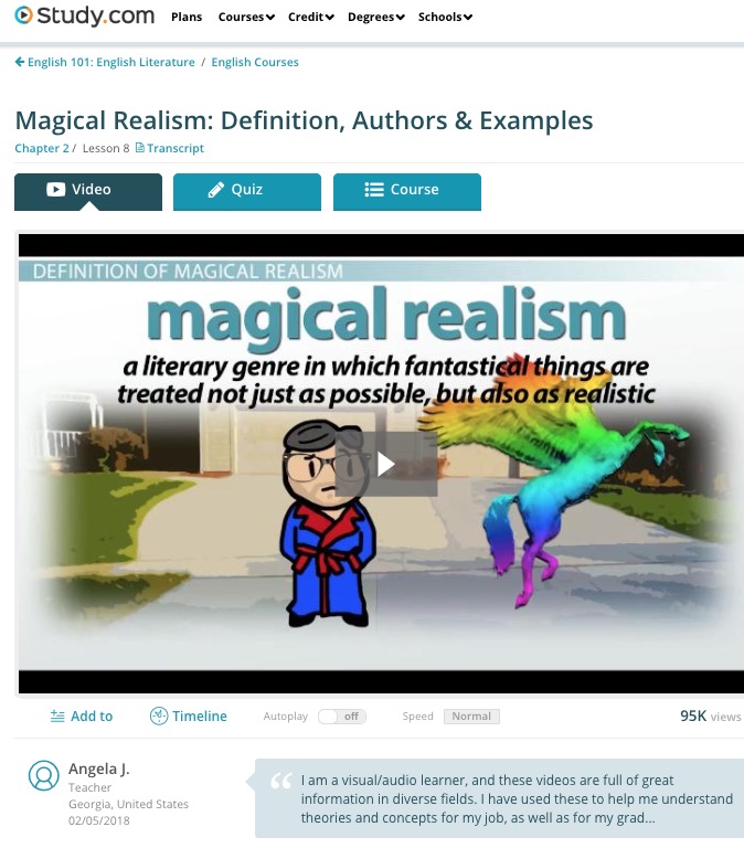 example of magical realism