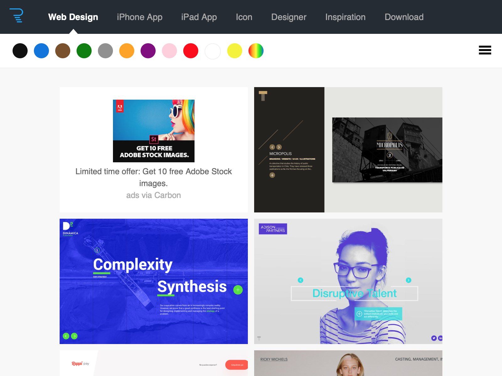 Nieuw 20 Sites to Get Your Daily Dose of Web Design Inspiration PE-84