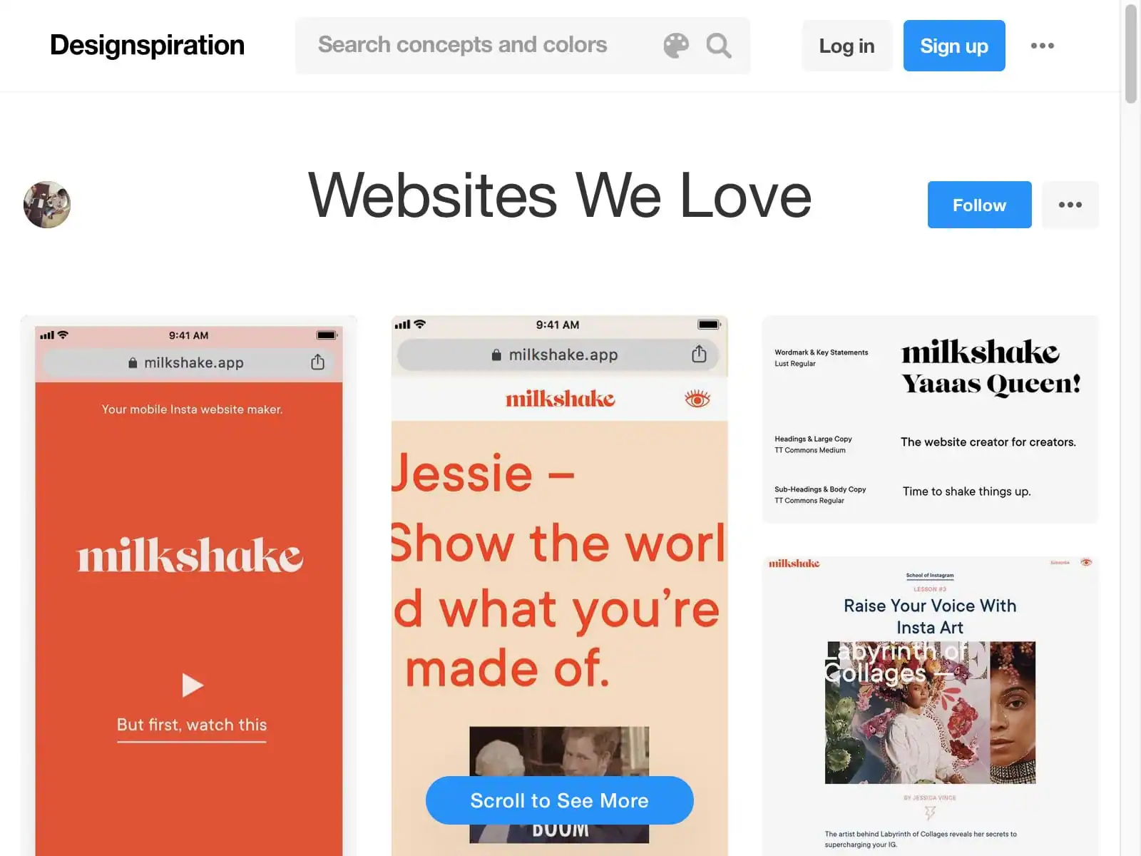 Explore MindSpÃ¡rkle Magazine's collection "Websites We Love" on Designspiration