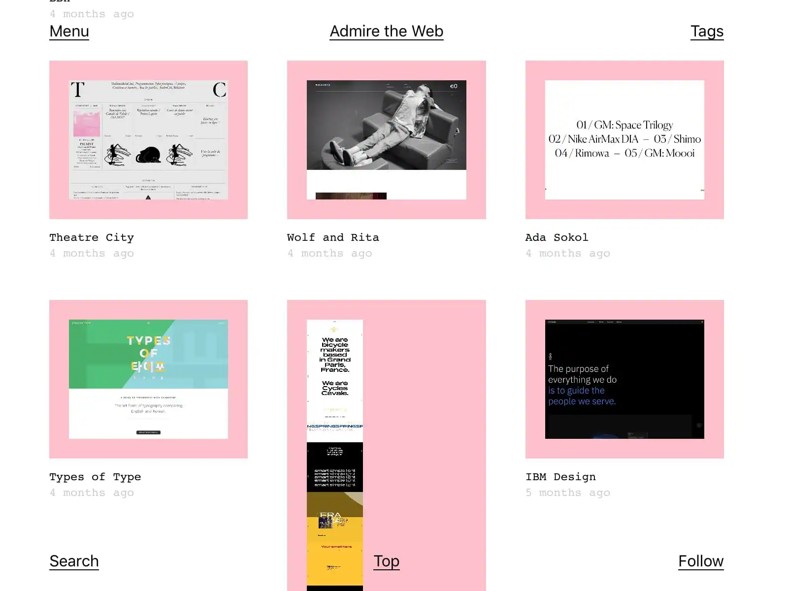 Daily web design inspiration from around the web specialising in minimal, clean and responsive websites. We showcase the very best to keep you inspired.