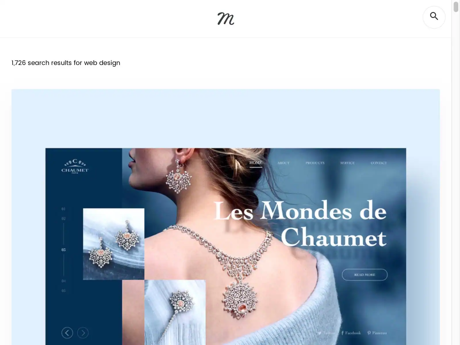 Beautiful design inspirations for #.web design