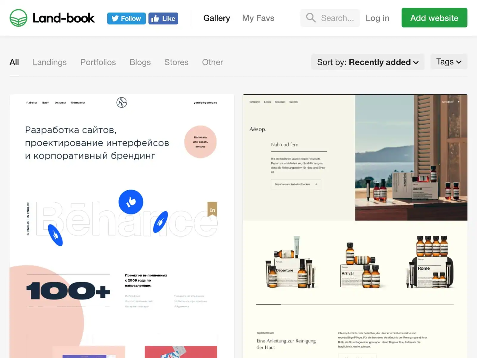 Design gallery with the best and most carefully collected websites. We help creatives find inspiration & motivation to do rad stuff.
