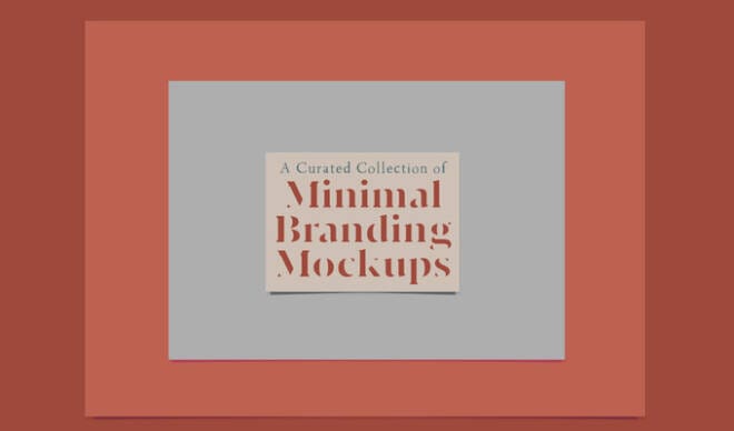 A Curated Collection of Minimal Branding Mockups