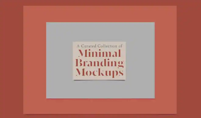 A Curated Collection of Minimal Branding Mockups