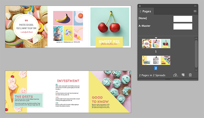 adobe indesign example