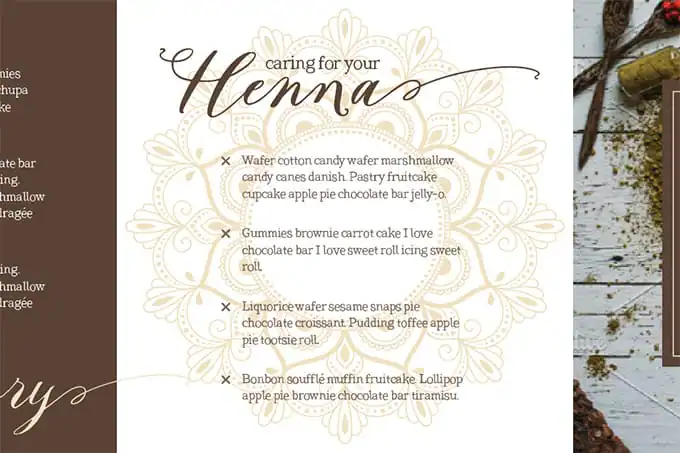 A vector file placed within an indesign document and arranged behind type.