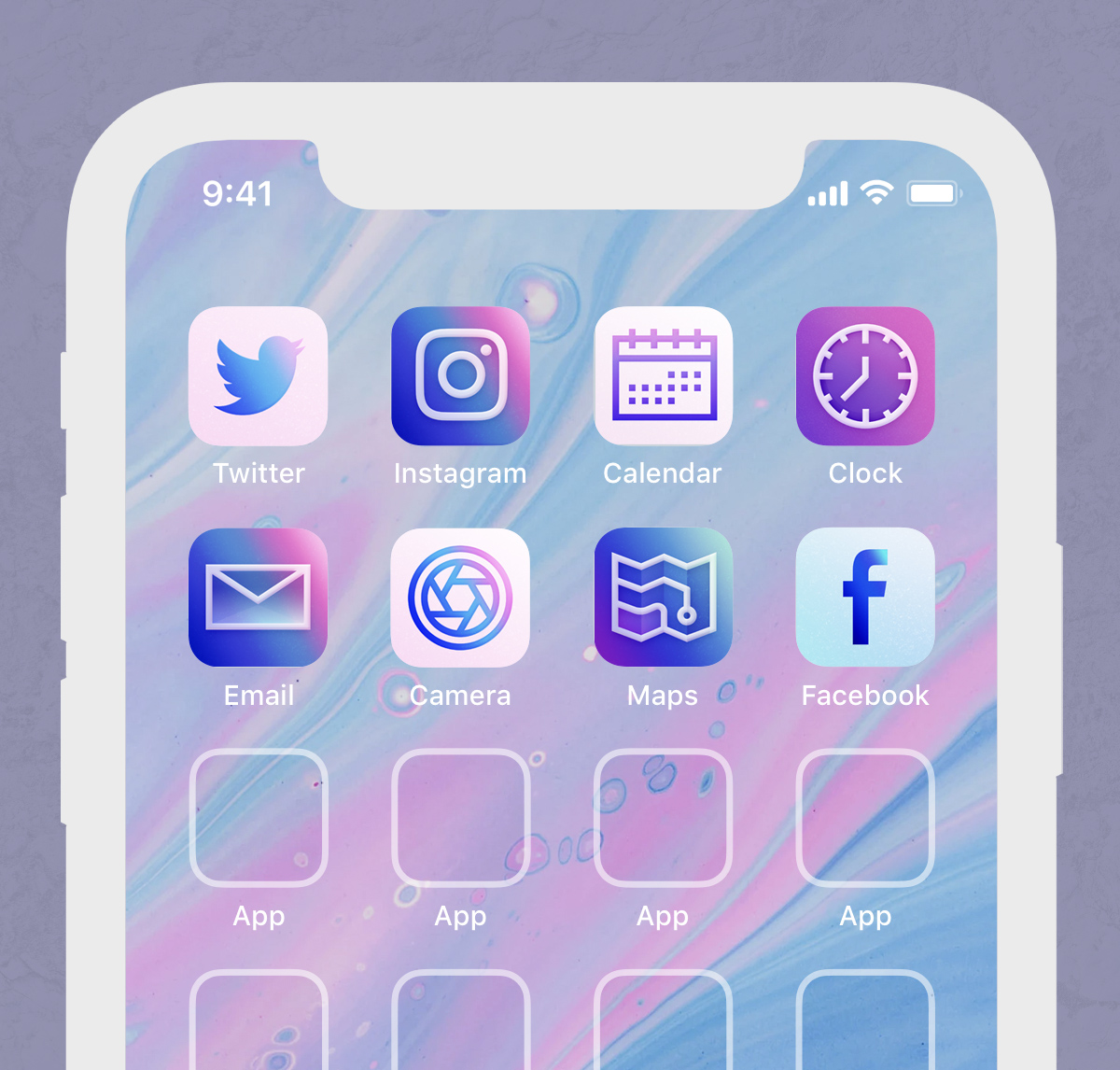 cool iphone app icons
