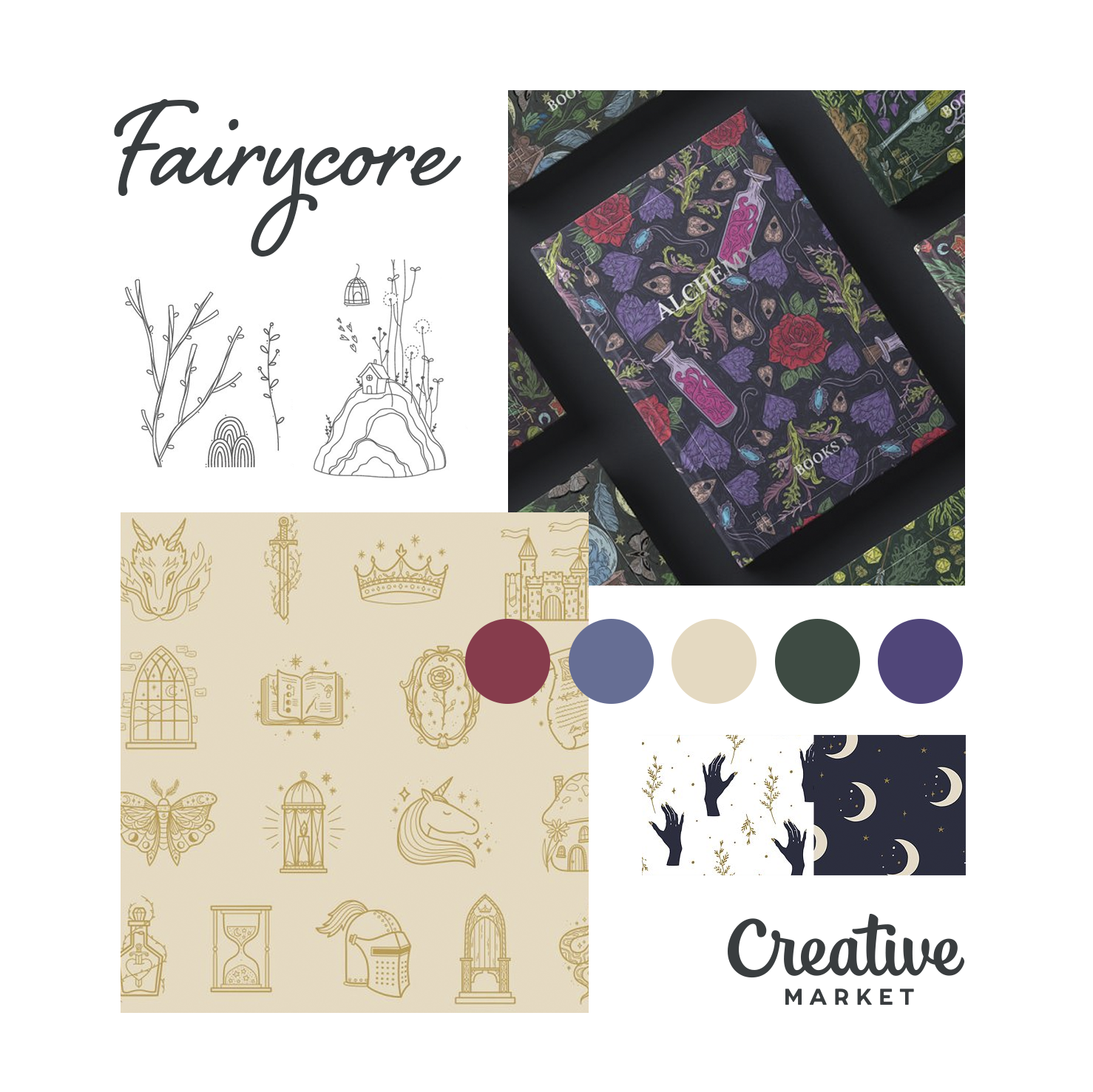 Cottagecore Mood Board