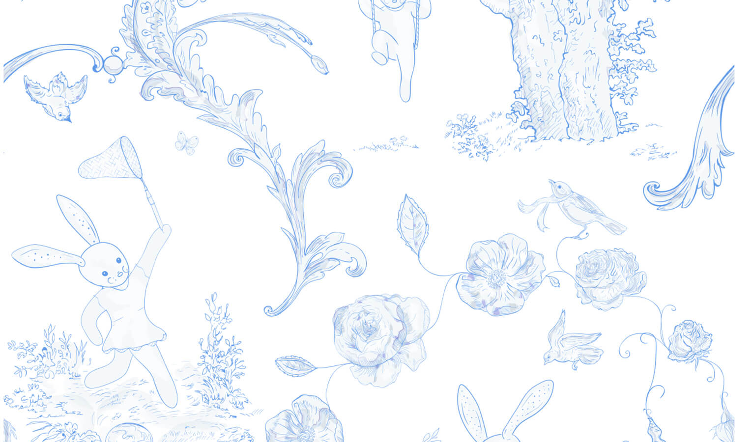 Toile De Jouy / Parisian Digital Invitation