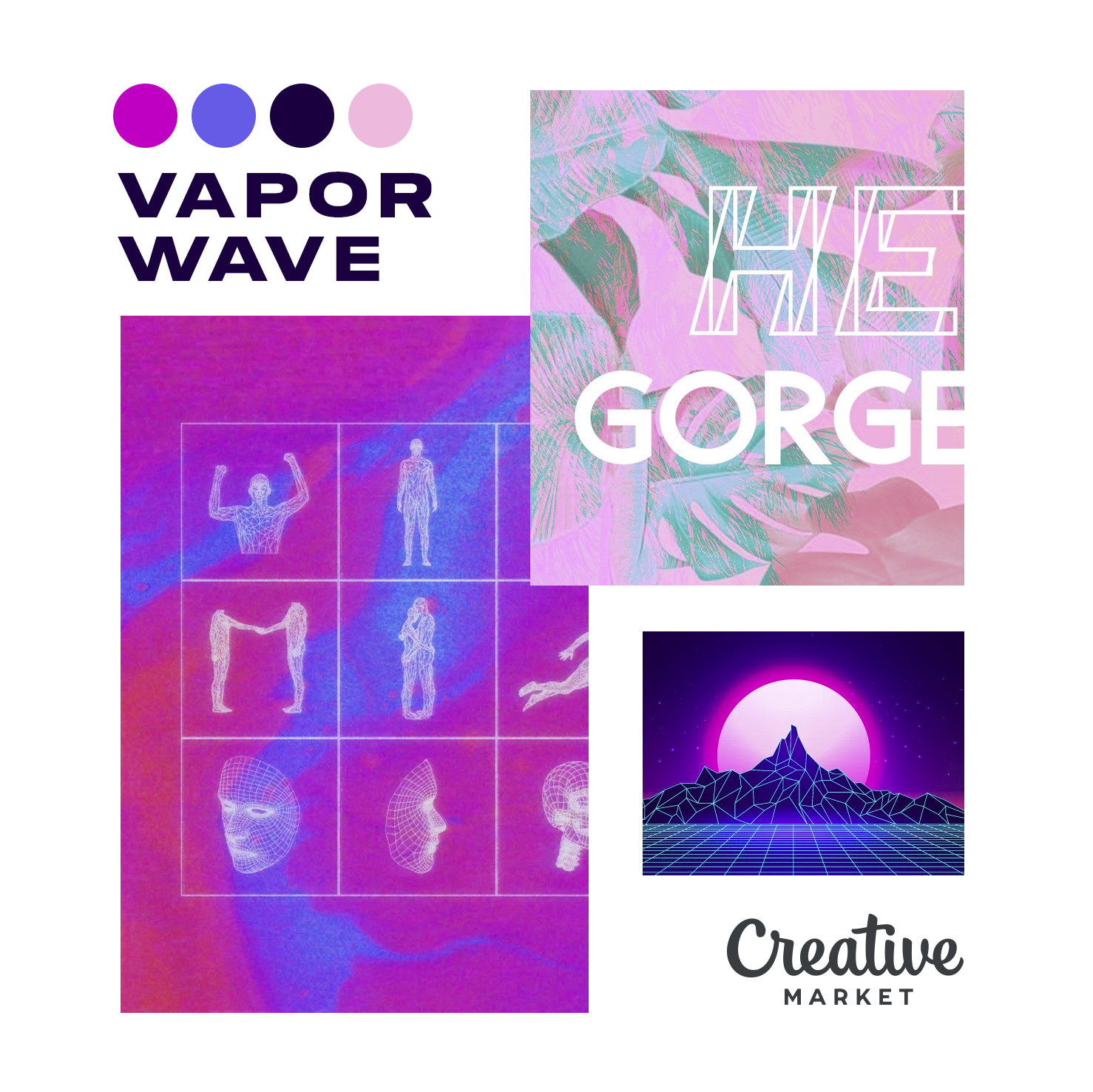 Moodboard Series: Vaporwave - Creative Market Blog