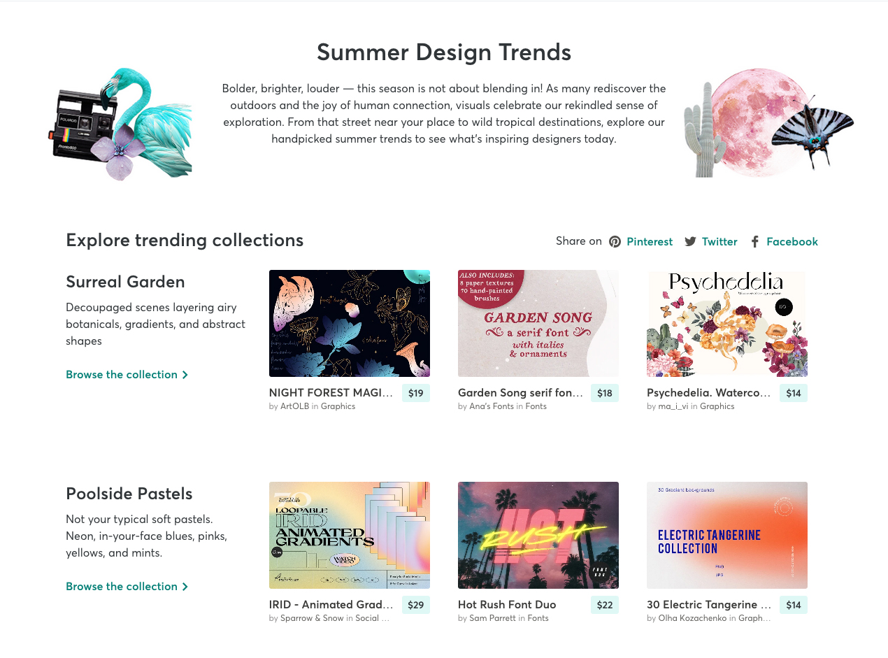 Design Trend Report: Summer 2021 - Creative Market Blog