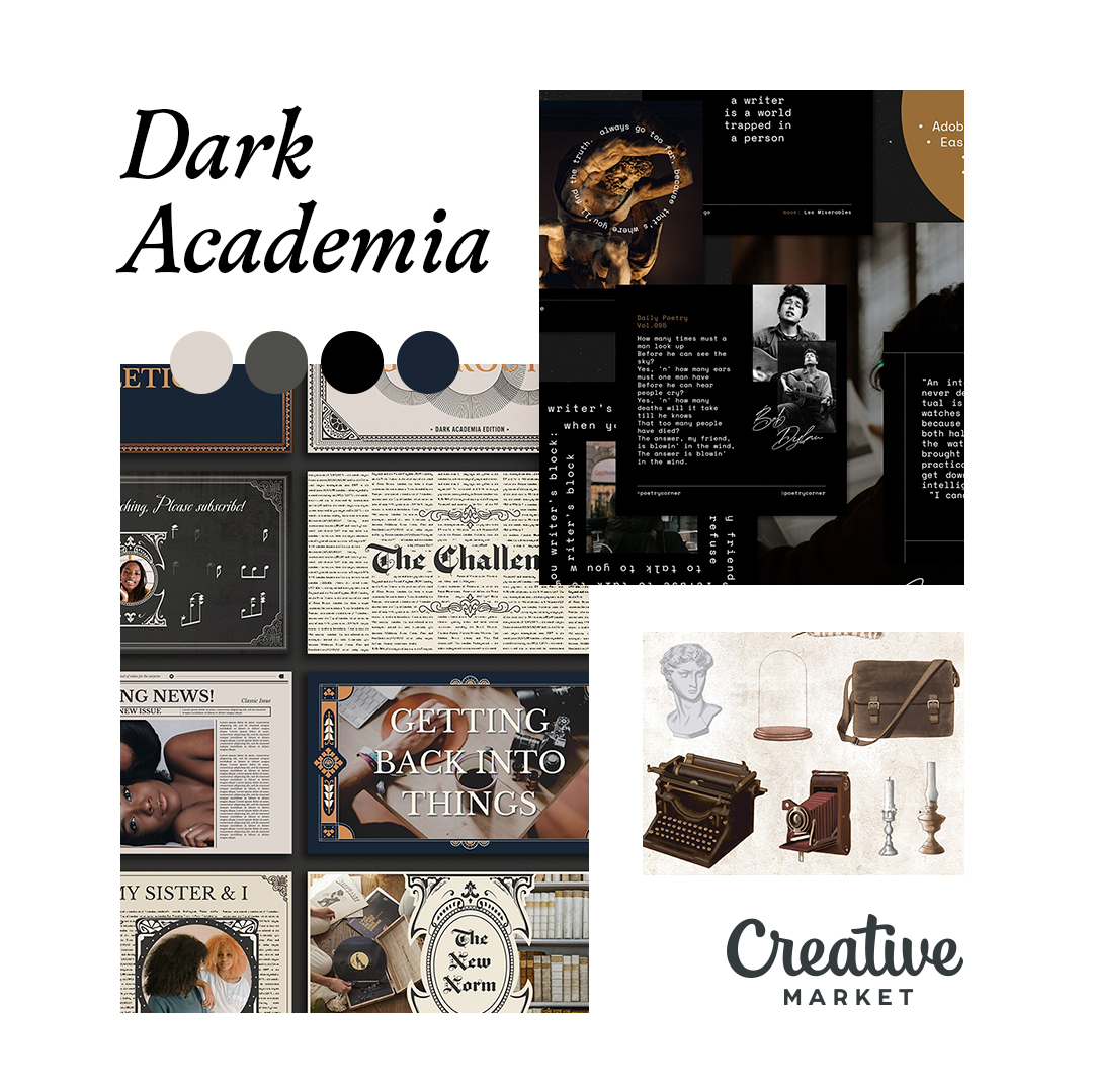 What is Dark Academia Room Decor? - The Mood Palette
