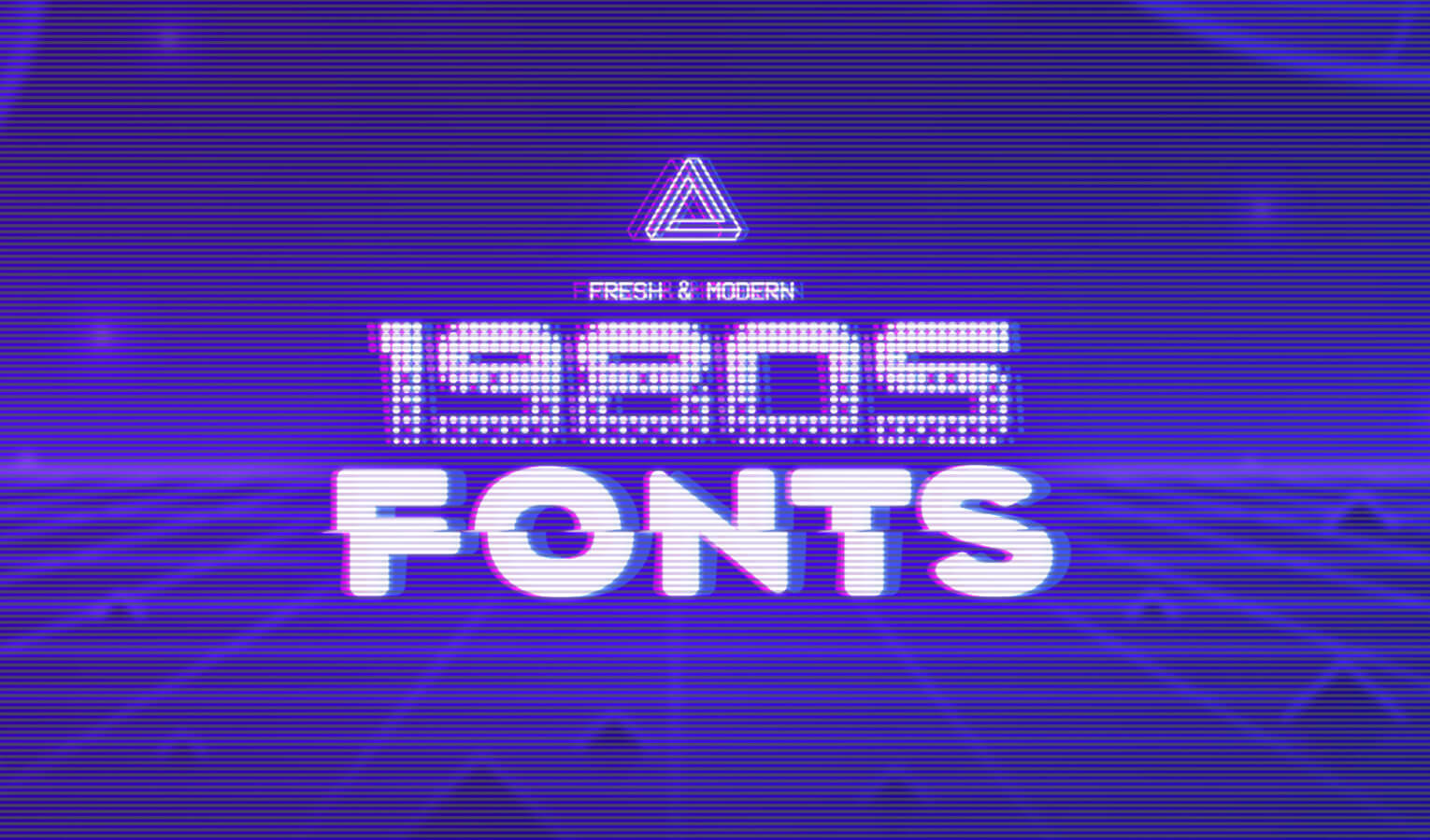 Font chữ 80s được lựa chọn kỹ lưỡng cho cảm giác tươi mới và hiện đại sẽ giúp cho bất kỳ thiết kế nào của bạn trở nên độc đáo và thu hút hơn. Chắc chắn rằng những font chữ này sẽ khiến khách hàng của bạn nhớ mãi sản phẩm của bạn.