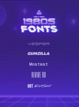 Binary Groove - 80s Inspired Font - Design Cuts
