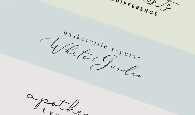 How to Create Delightful Script Font Pairings