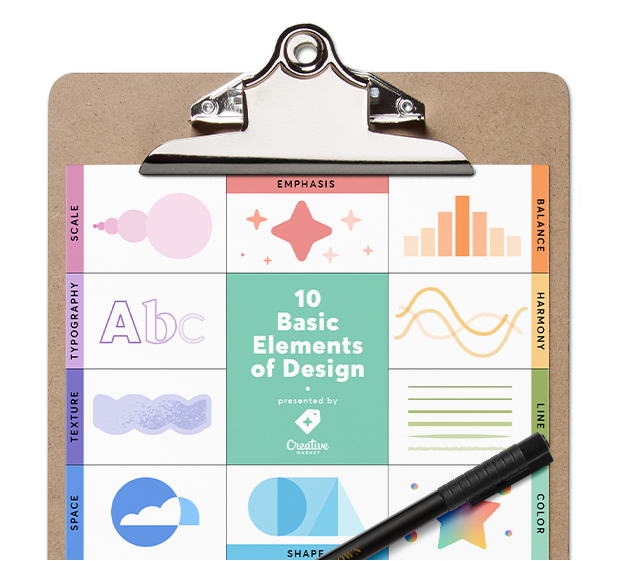 10 Basic Elements of Design Poster