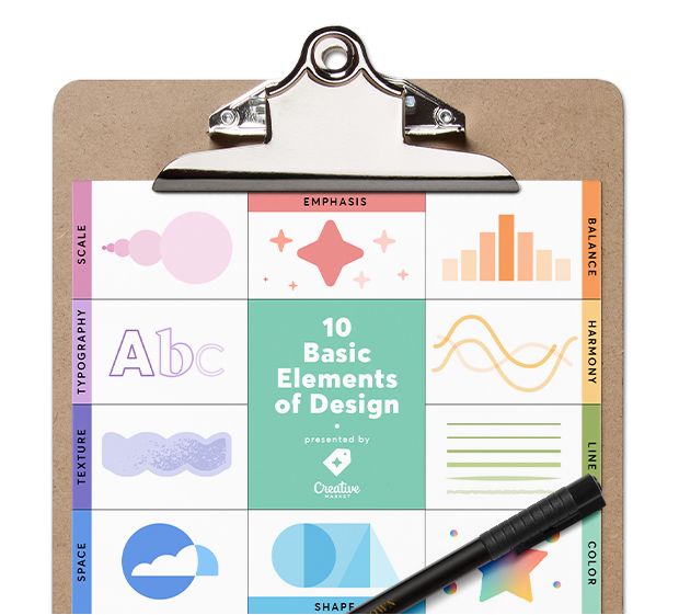 10 Basic Elements of Design Poster