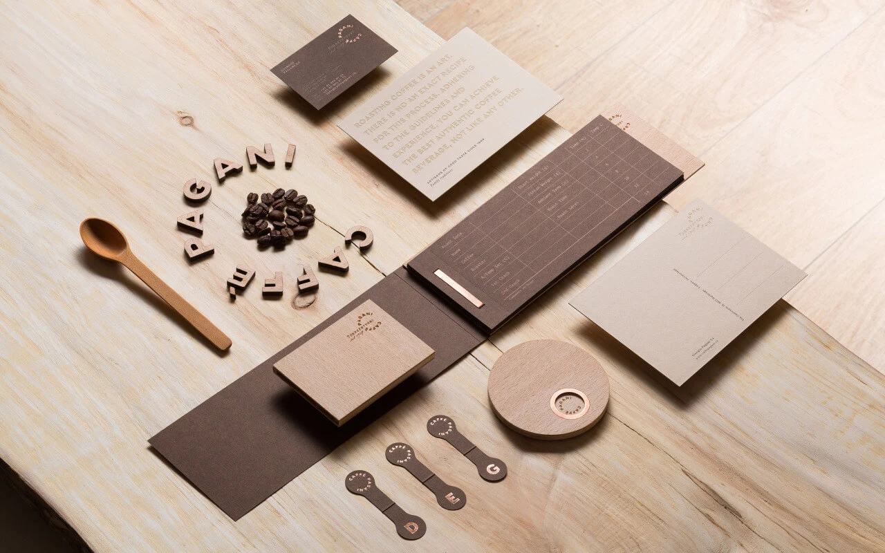 Branding for CaffeÃŒâ‚¬ Pagani by Eskimo Studio
