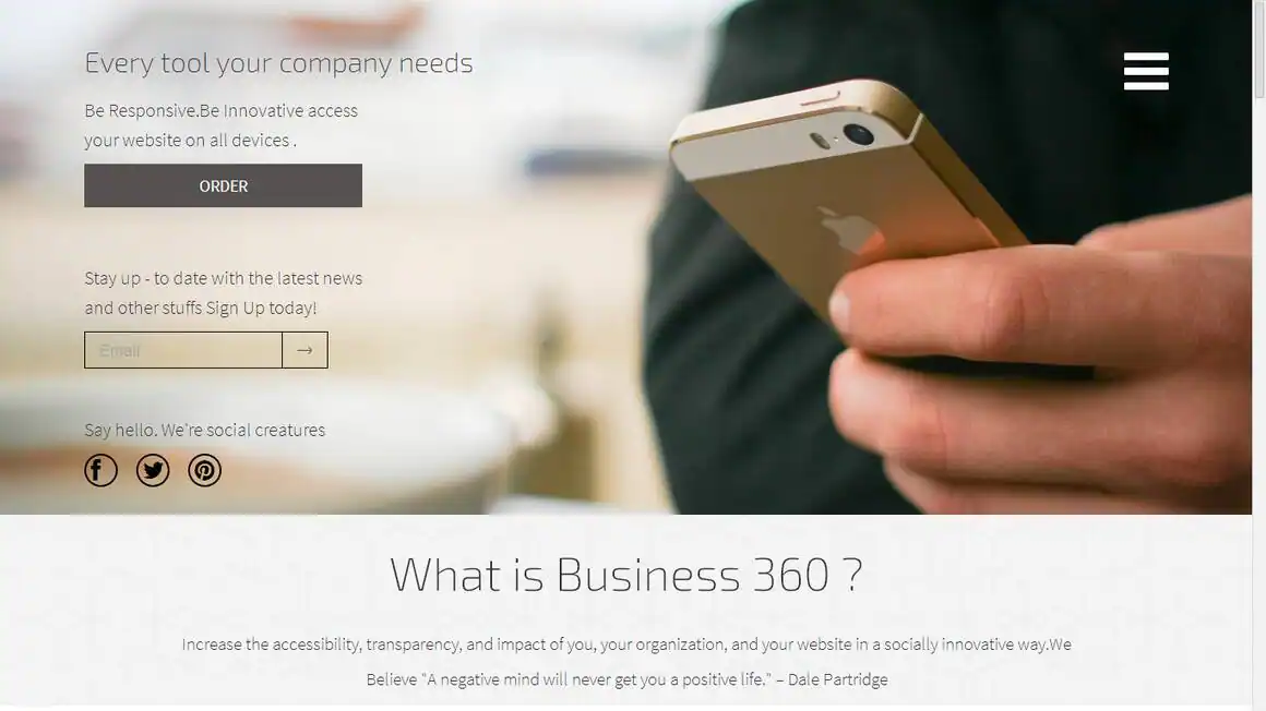 Business-360° -Responsive Template