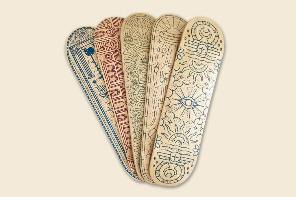 Creative Market X NienowBrand-Skateboard Artwork