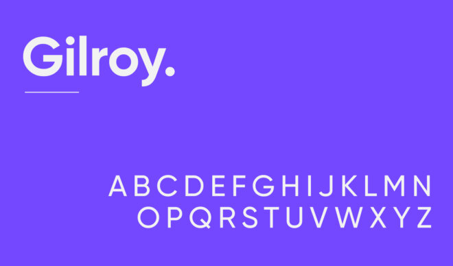 Geometric Sans Serifs That Look Like Gilroy