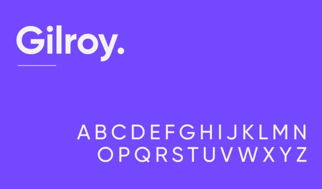 Geometric Sans Serifs That Look Like Gilroy