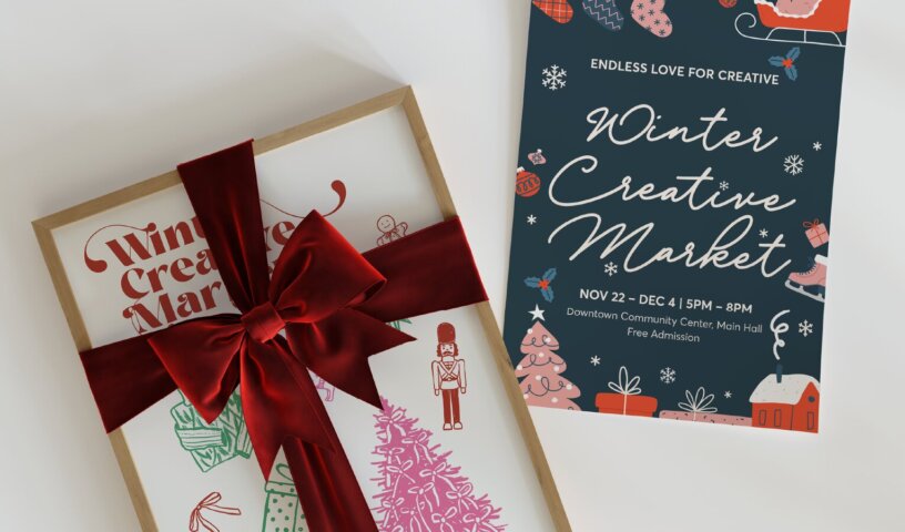 Design it Yourself: Winter Market Poster