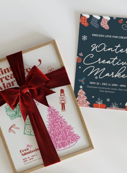 Design it Yourself: Winter Market Poster