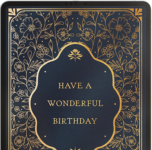 Procreate Vintage Greeting Card