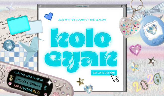 Introducing Our Color of the Season: Holo Cyan