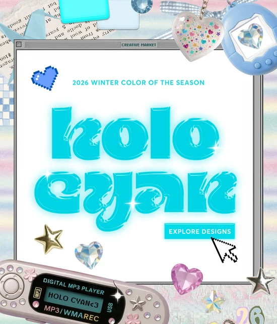 Introducing Our Color of the Season: Holo Cyan
