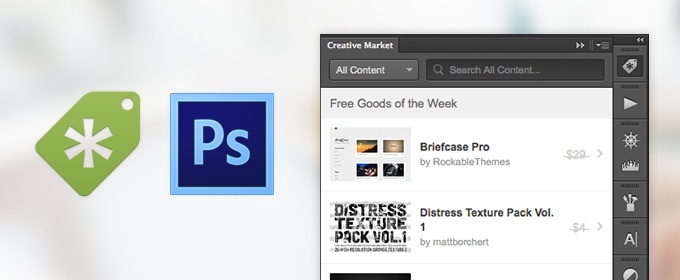 Announcing the Creative Market Photoshop Extension!