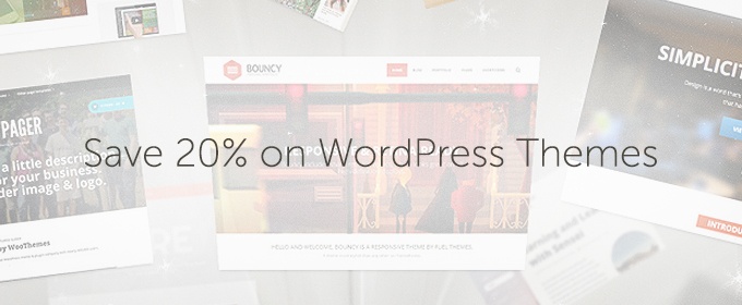 WordCamp Deals – 20% Off Select WordPress Themes