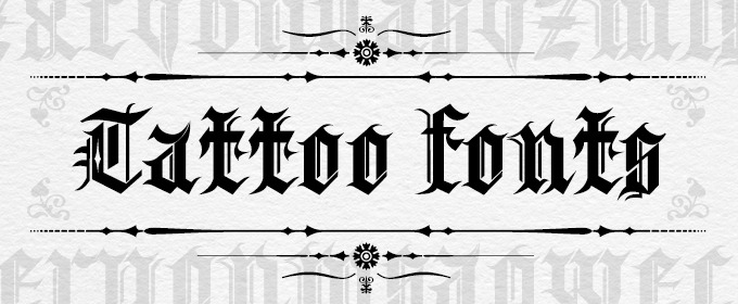 Unique Tattoo Fonts & Inspiration for 2013 ~ Creative 