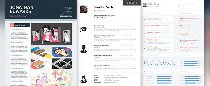 Creative resume tutorials