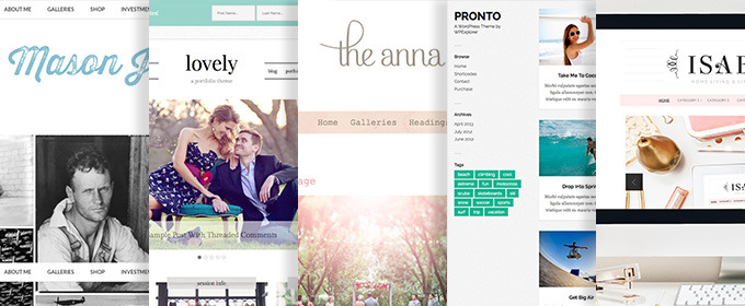 5 WordPress Themes that Work Great for Craft Bloggers