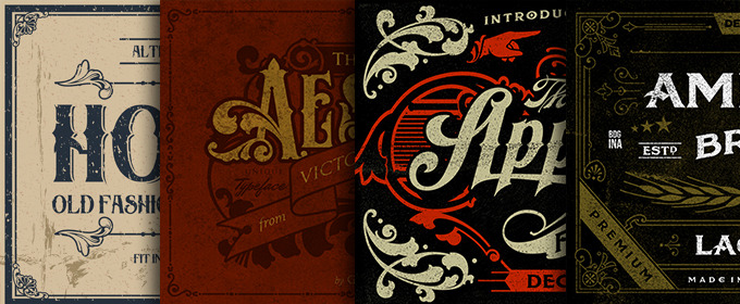 20 Old School Fonts For Creating Vintage Sign Art Creative