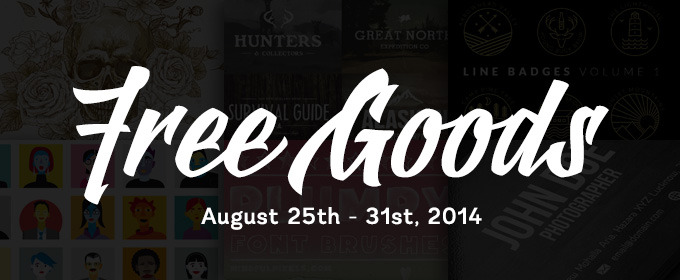 Free Goods of the Week: August 25th, 2014
