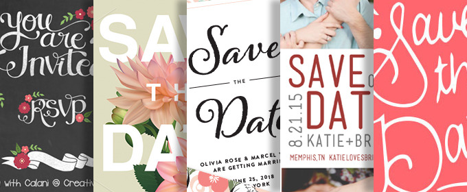 25 Creative and Unique Save the Date Ideas