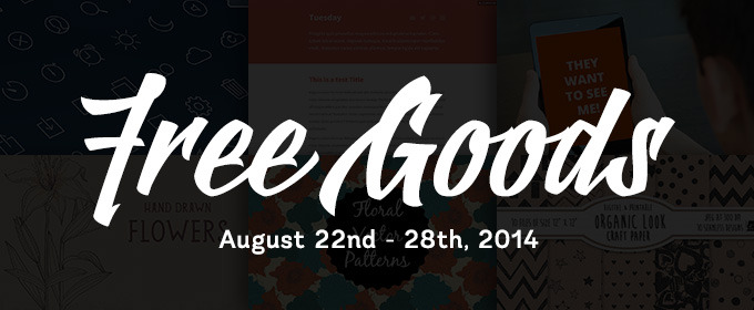 Free Goods of the Week: September 22nd, 2014