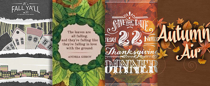 Creative Market Awesome Autumn Design Contest: Roundup and Winners
