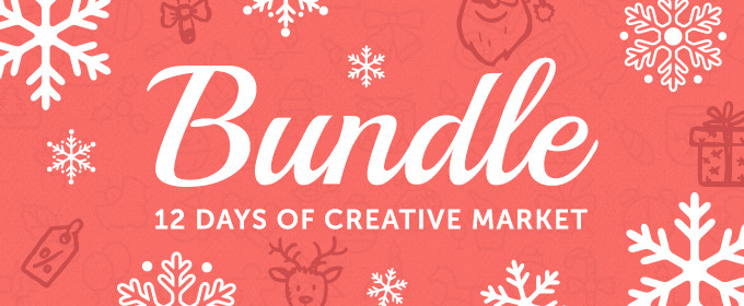 The 12 Days of Creative Market Bundle: 91 Creative Market Products For Only $39