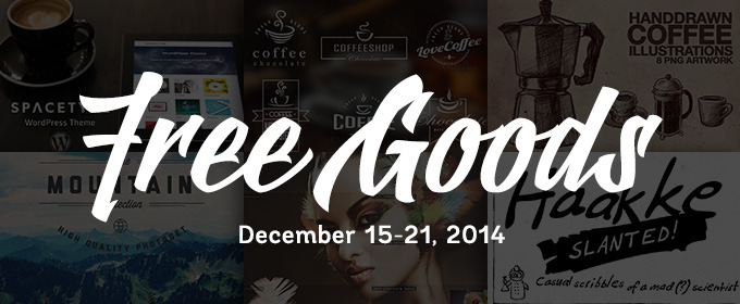 6 Free Design Goods To Download This Week: Dec 15, 2014