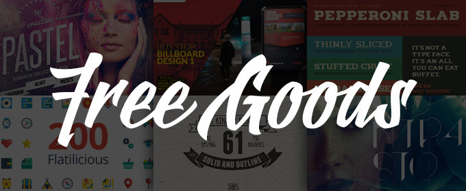 6 Free Design Goods To Download This Week: Dec 29, 2014