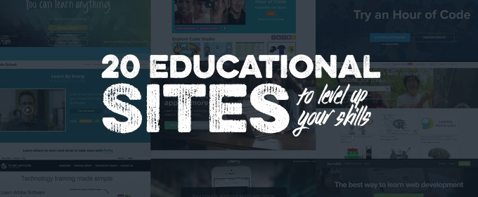 Better Yourself in 2015: 20 Educational Sites to Level Up Your Skills