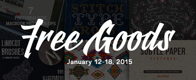 6 Free Design Goods To Download This Week: Jan 12, 2014
