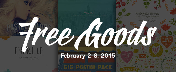 6 Free Design Goods To Download This Week: Feb 2, 2014