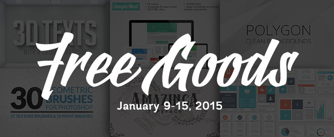 6 Free Design Goods To Download This Week: Feb 9, 2015