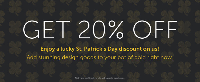 It's Your Lucky Day: Save 20% On Any Creative Market Purchase