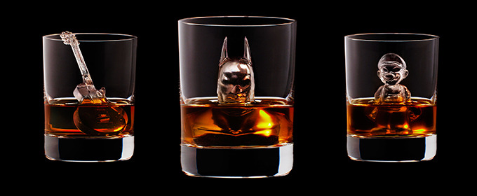 3D Batman Ice Cubes in Your Whisky Will Make You Feel Like Bruce Wayne